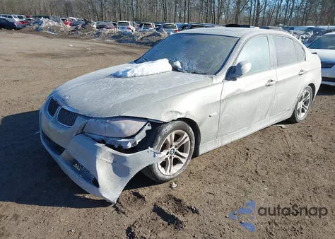 2008 BMW 328I z USA, uszkodzony, nr VIN WBAVA37558NL52539